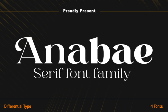 Anabae Typeface: Bold Serif for Campaigns