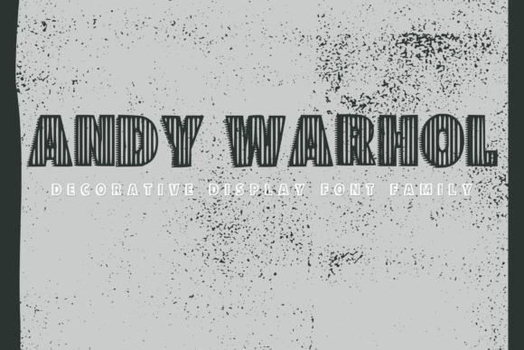 Andy Warhol Font: Bold Type for Campaigns