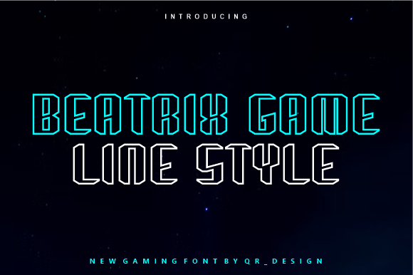 Beatrix Game: A Bold Typeface for Digital Design