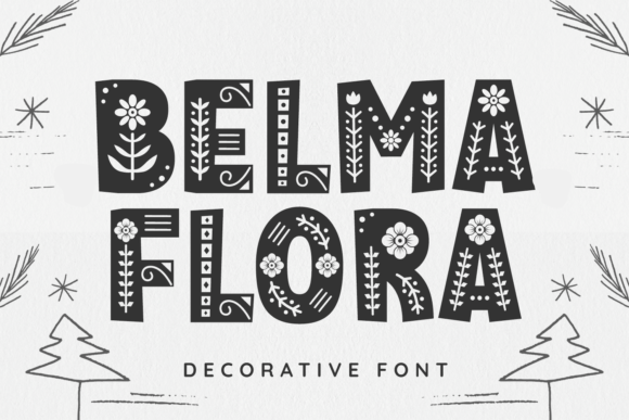 Belma Flora: A Bold Typeface for Brands