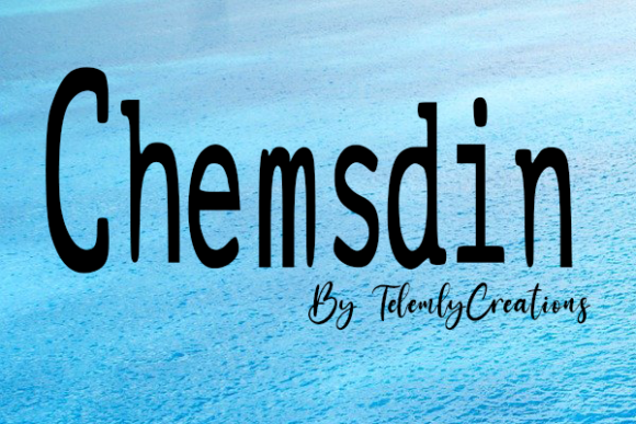 ChemsDin: The Bold Slab Serif Typeface for Marketers