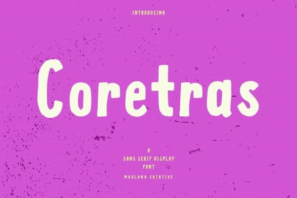 Coretras: A Handwritten Sans Serif Font for Bold Branding