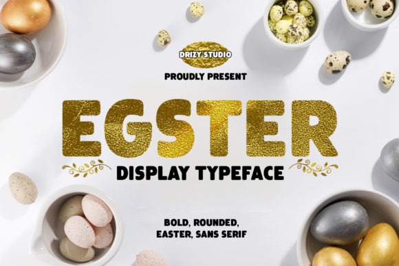 Egster: A Bold Rounded Typeface for Web Design