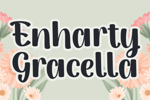 Enharty Gracella: A Bold Script Font for Campaigns