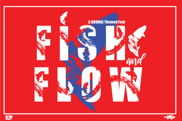Fish and Flow: A Bold Typeface for Brand Identity