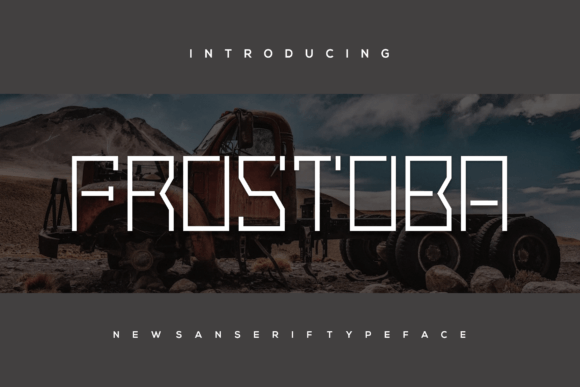 Frostoba Font: Bold Slab Serif for Web Design