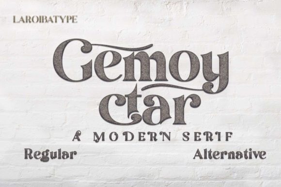 Gemoy Ctar: A Serif With Modern Soul