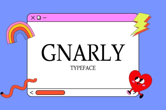 Gnarly: A Bold Serif Font for Web Design
