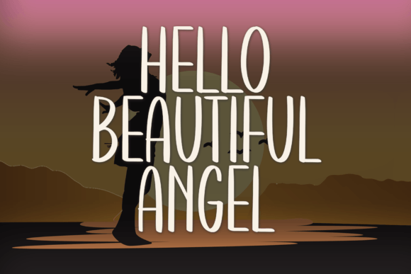 Hello Beautiful Angel: A Script Font for Editorial Design