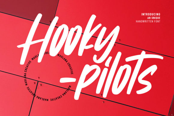 Hookypilots: A Handwritten Font for Bold Branding