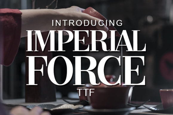 Imperial Force: A Bold Serif Font for Impact