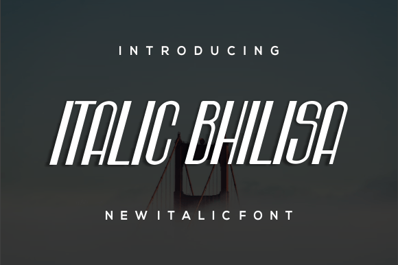 Italic Bhilisa: A Bold Typeface for Branding
