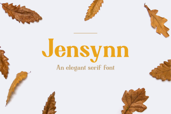 Jensynn: A Bold Serif Font for Branding