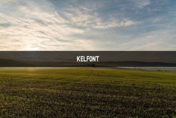 Kel: A Bold Sans Serif Typeface for Modern Editorial Design