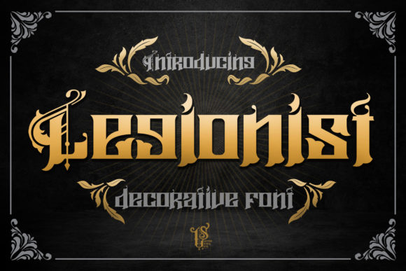Legionist Font: Bold Blackletter for Campaign Impact