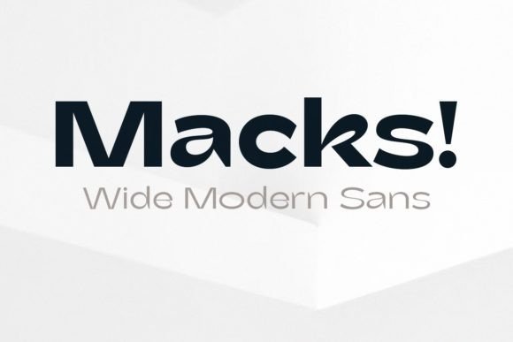 Macks: The Bold Sans Serif Font for Crafters