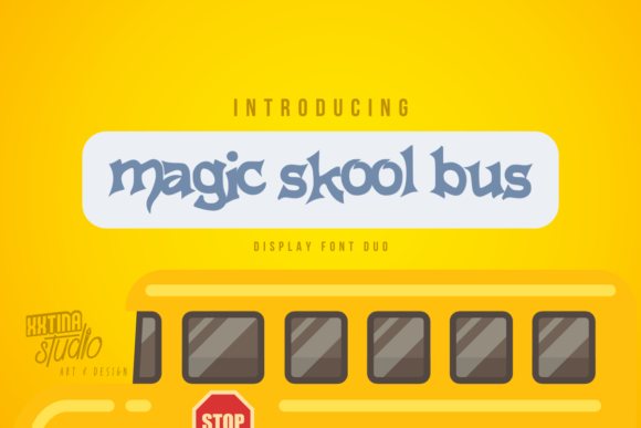 Magic Skool Bus: A Serif Font for Makers