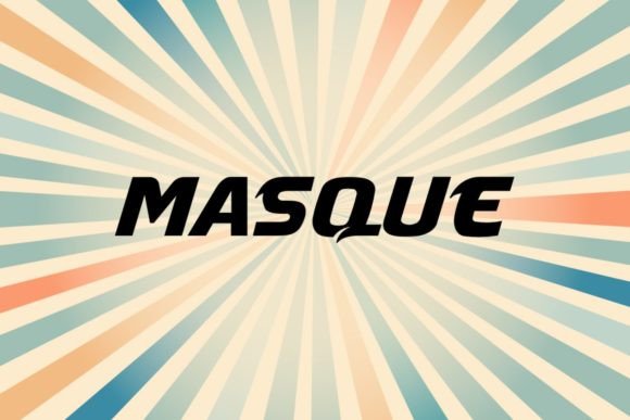 Masque Typeface for Bold Editorial Design