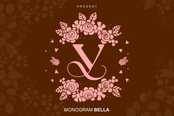 Monogram Bella: A Dainty Display Font for Editorial Design