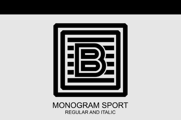 Monogram Sport: A Stylish Font for Branding