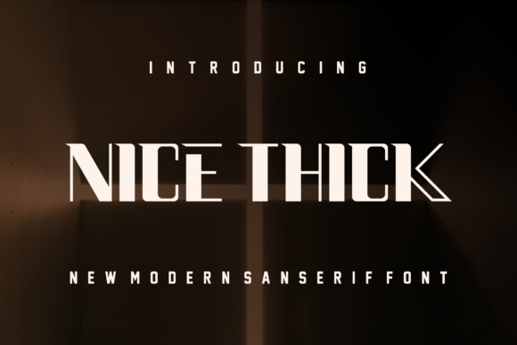 Nice Thick Serif Font for Bold Crafts
