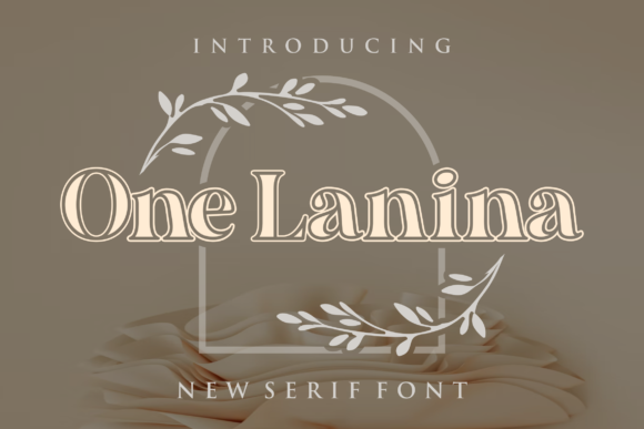 One Lanina: A Bold Serif Font for Web Design