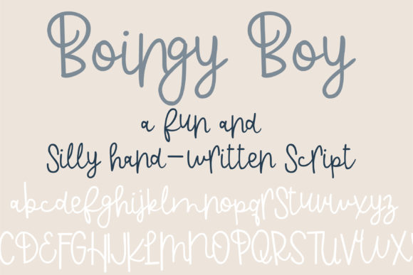 PN Boingy Boy: A Playful Script Font for Branding