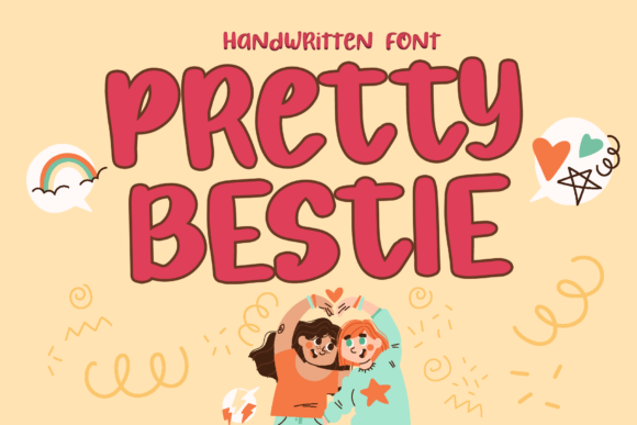 Pretty Bestie: A Playful Handwritten Font for Web Design