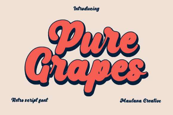 Pure Grapes Font: Elevate Your Campaign Visuals