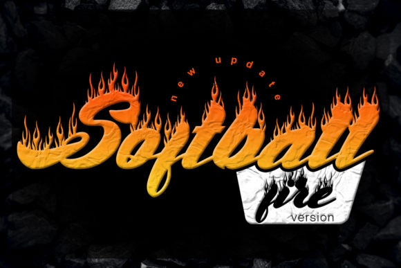 Softball Fire: A Bold Typeface for Editorial Design
