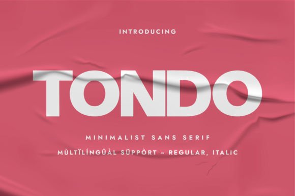 Tondo Typeface: Bold Clarity for Modern Web Design
