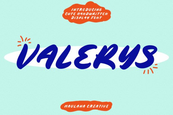 Valerys: A Handwritten Font for Modern Web Design