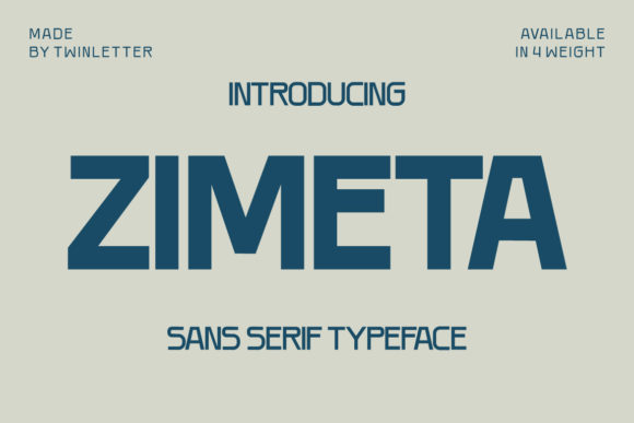 Zimeta Typeface Review: Bold Sans Serif for Modern Brands