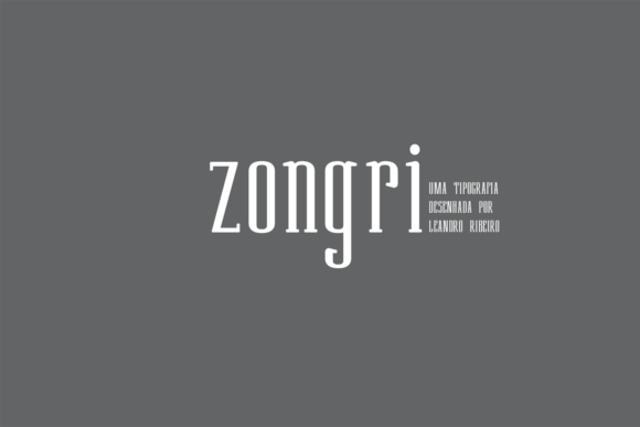 Zongri: A Bold Serif Font for Crafters